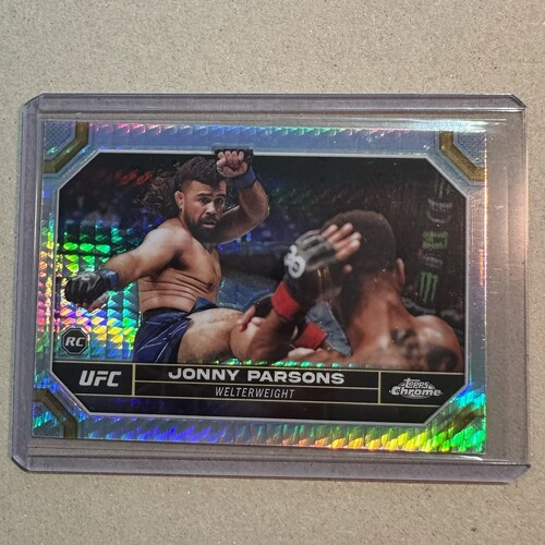 2024 TOPPS CHROME UFC - JONNY PARSONS RC SILVER HYPER #72