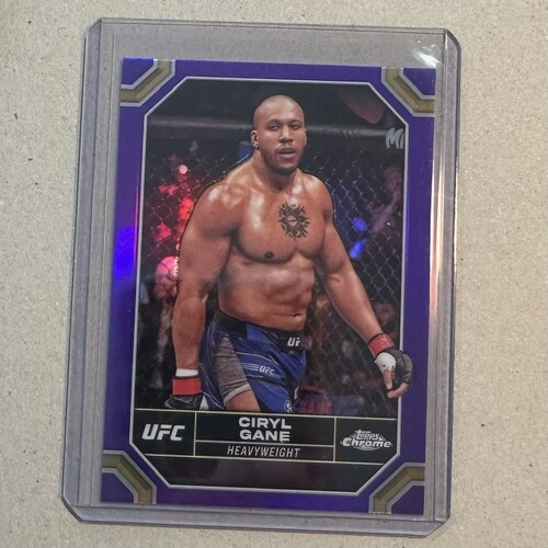 2024 Topps Chrome UFC -  CIRYL GANE Purple Refractor  #47