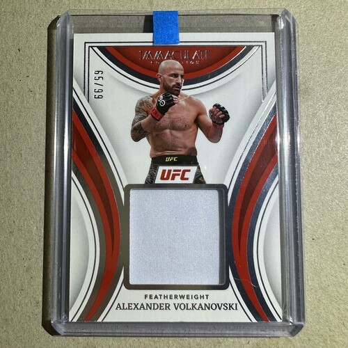 2023  Immaculate UFC - ALEXANDER VOLKANOVSKI Patch 65/99 RM-AVK