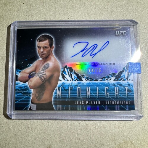 2024 Topps Midnight UFC - JENS PULVER Horizons Signatures 14/25 #HS-JPR