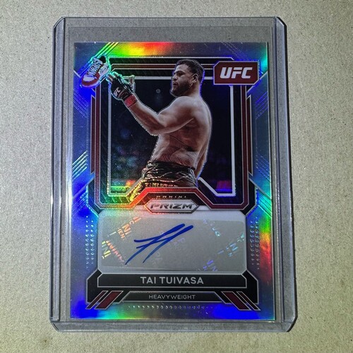 2023 PANINI PRIZM UFC - TAI TUIVASA - SUPERSTAR AUTO SILVER #SA-TTV