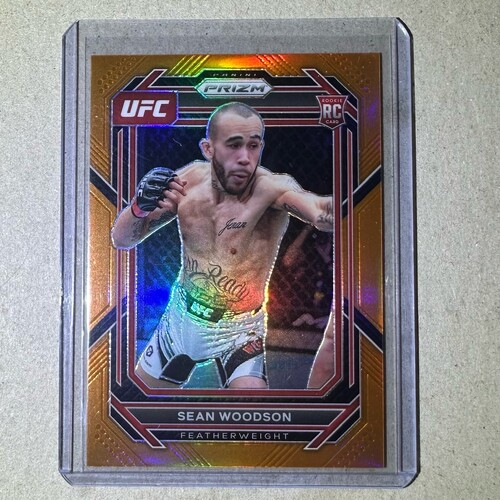 2023 Panini Prizm UFC - SEAN WOODSON RC Orange Prizm 85/99 Rookie Card