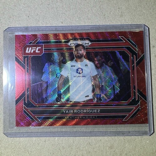 2023 Panini Prizm UFC - YAIR RODRIGUEZ Red Wave #83