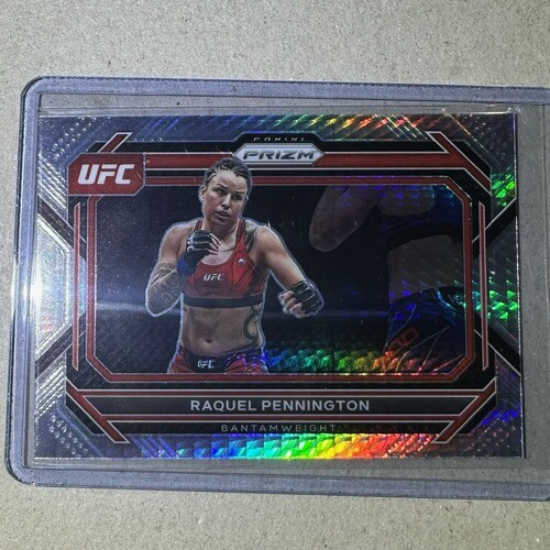 2023 Panini Prizm UFC - RAQUEL PENNINGTON SILVER HYPER #11