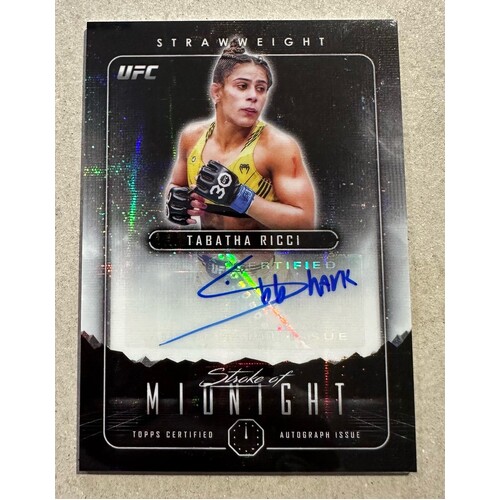 2024 Topps Midnight UFC - Tabatha Ricci Stroke Of Midnight AUTO