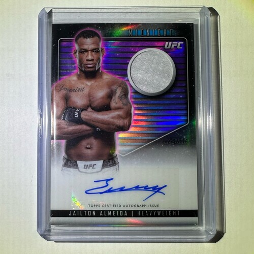 2024 Topps Midnight UFC - JAILTON ALMEIDA AUTOGRAPH RELIC CARD #RCA-JAL