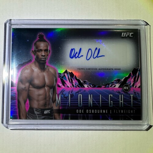 2024 Topps Midnight UFC - ODE OSBOURNE RC - Horizon Signatures AUTO #HS-ODE