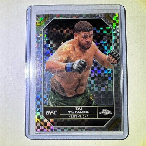 2024 Topps Chrome UFC - TAI TUIVASA X-Fractor #183