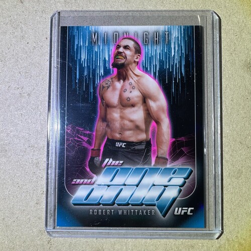 2024 Topps Midnight UFC - The One and Only ROBERT WHITTAKER #TO-21