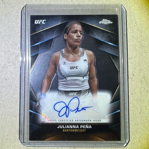 2024 Topps Chrome UFC - Julianna Pena Autograph #CVA-JPE