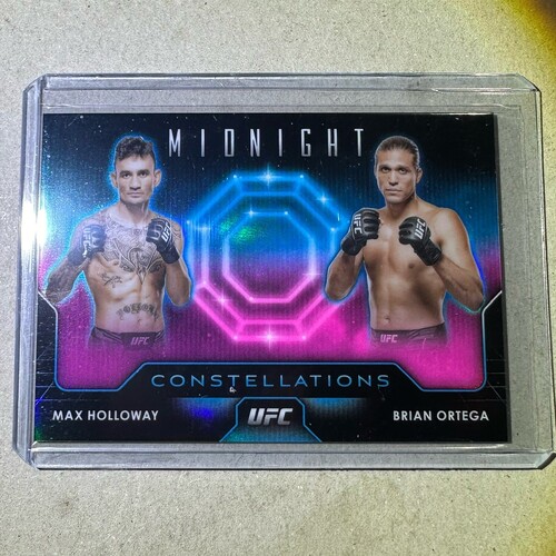 2024 Topps Midnight UFC - MAX HOLLOWAY & BRIAN ORTEGA Constellations #CO-3