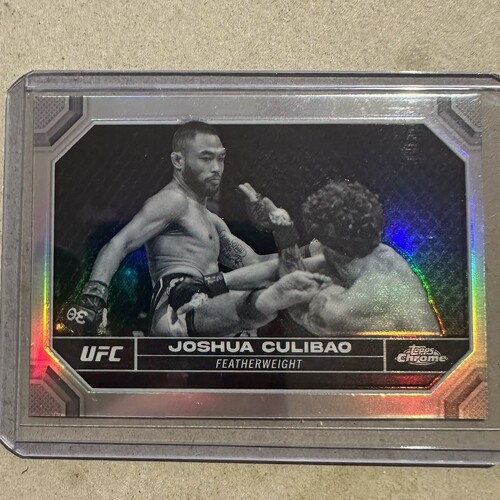 2024 Topps Chrome UFC - JOSHUA CULIBAO Negative Refractor #101