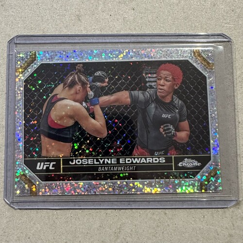 2024 Topps Chrome UFC - JOSELYNE EDWARDS Speckle Refractor 111/299 #99