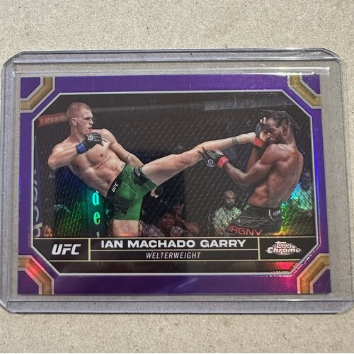 2024 Topps Chrome UFC - IAN MACHADO GARRY Purple Refractor #75