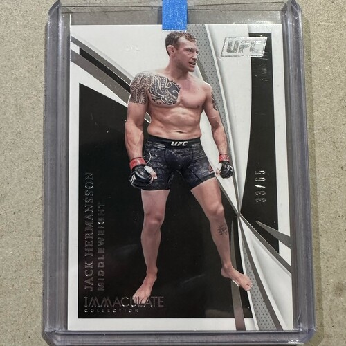 2021 PANINI Immaculate Collection UFC - Jack Hermansson 33/65 #67