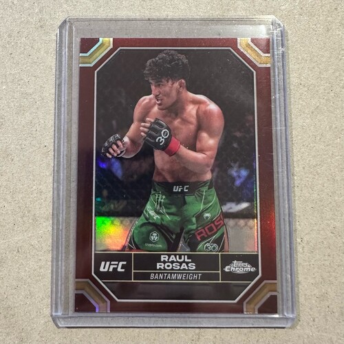 2024 Topps Chrome UFC - RAUL ROSAS Magenta Refractor #161