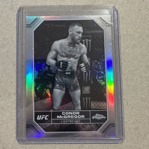 2024 Topps Chrome UFC - CONOR McGREGOR Negative Refractor #49