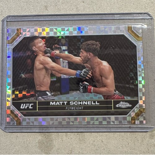 2024 Topps Chrome UFC - MATT SCHNELL X-Fractor #129