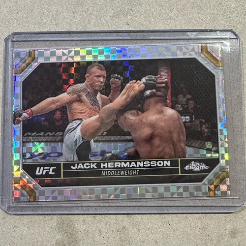 2024 Topps Chrome UFC - JACK HERMANSSON X-Fractor #83