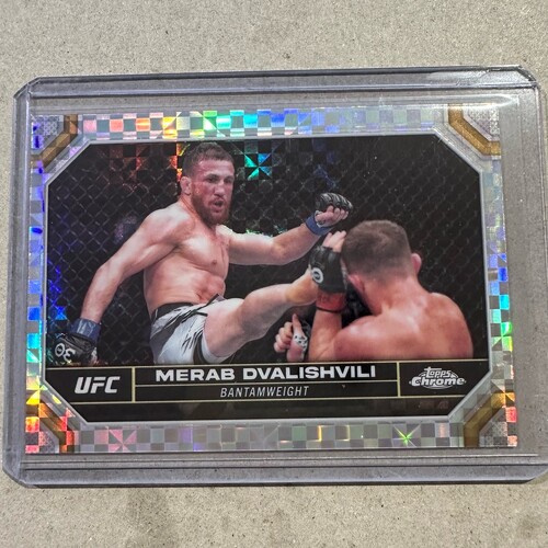 2024 Topps Chrome UFC - MERAB DVALISHVILI X-Fractor #135