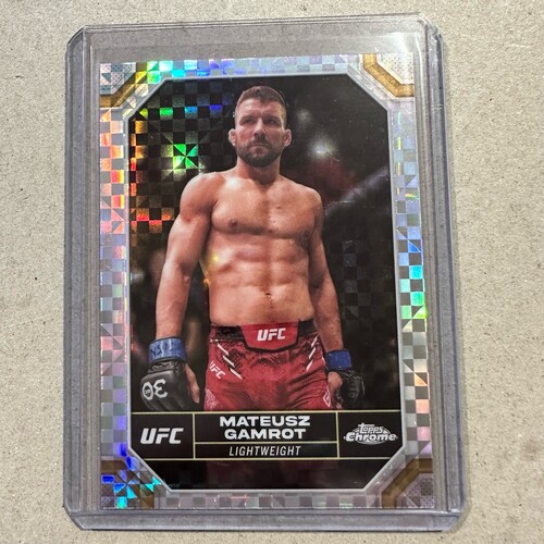 2024 Topps Chrome UFC - MATEUSZ GAMROT X-Fractor #126