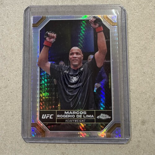 2024 TOPPS CHROME UFC - MARCOS ROGERIO DE LIMA #123 SILVER HYPER