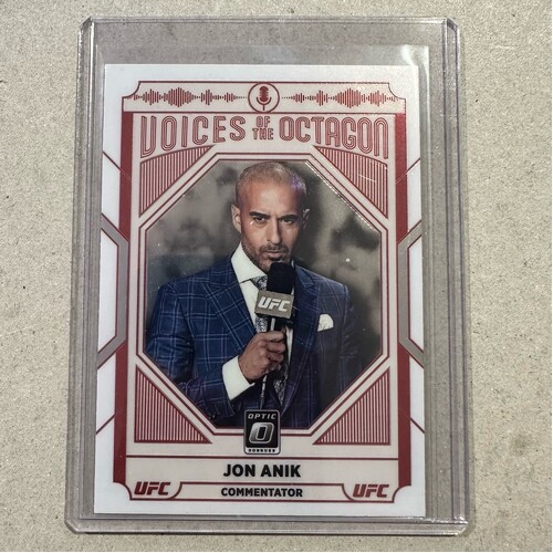 2022 Panini Donruss Optic UFC - JON ANIK - Voices of the Octagon #222