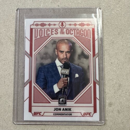 2022 Panini Donruss Optic UFC - JON ANIK - Voices of the Octagon #222