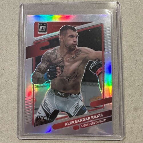 2022 Panini Donruss Optic UFC - ALEKSANDER RAKIC Silver Prizm #96