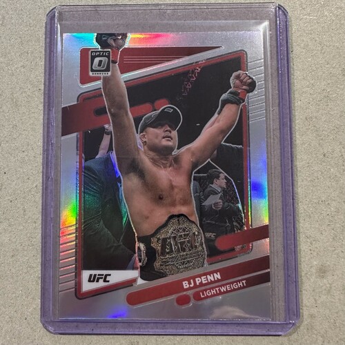 2022 Panini Donruss Optic UFC - BJ PENN Silver Prizm #37