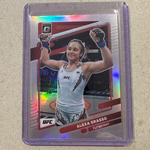 2022 Panini Donruss Optic UFC - ALEXA GRASSO Silver Prizm #91