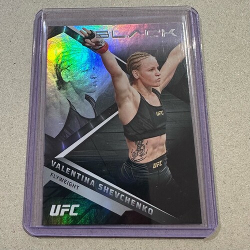 2022 Panini Chronicles Black UFC - VALENTINA SHEVCHENKO - SILVER BLACK #206