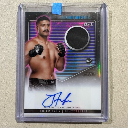 2024 Topps Midnight UFC - JUNIOR TAFA - RC Relic Patch Auto #RCA-JTA