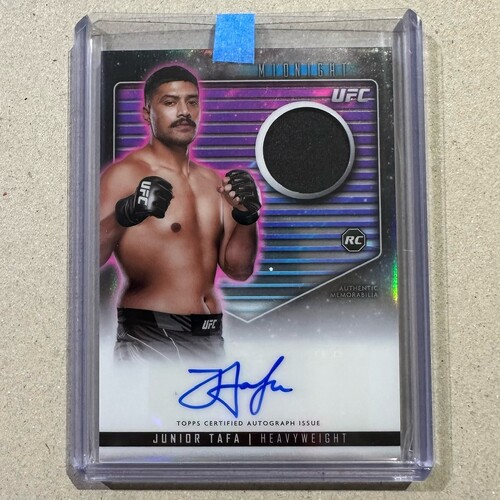 2024 Topps Midnight UFC - JUNIOR TAFA - RC Relic Patch Auto #RCA-JTA