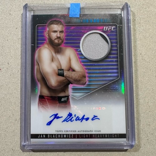 2024 Topps Midnight UFC - JAN BLACHOWICZ - Relic Patch Auto #RCA-JBL