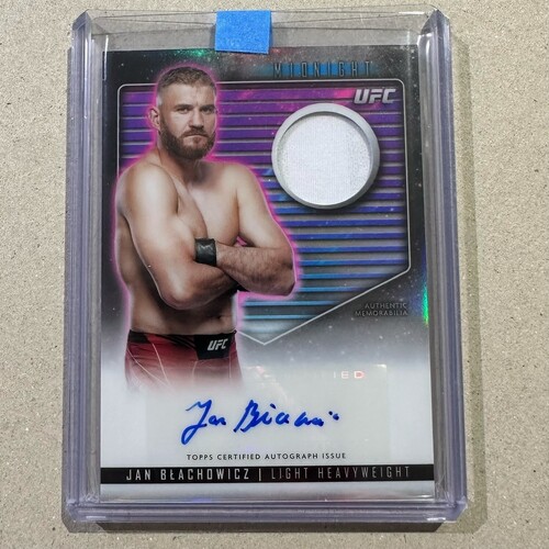 2024 Topps Midnight UFC - JAN BLACHOWICZ - Relic Patch Auto #RCA-JBL