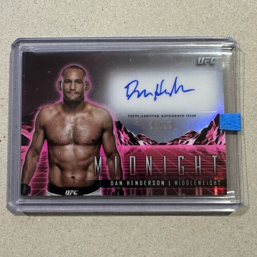 2024 Topps Midnight UFC - DAN HENDERSON Horizon Signatures Auto 93/99 #HS-DHN