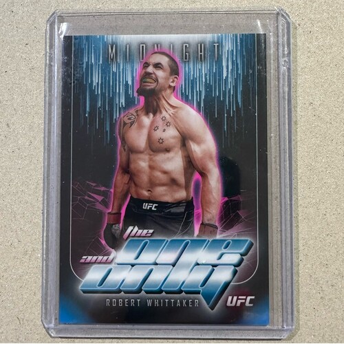 2024 Topps Midnight UFC - The One and Only ROBERT WHITTAKER #TO-21