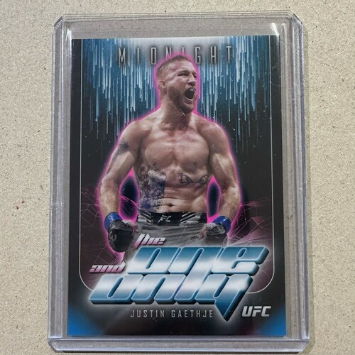 2024 Topps Midnight UFC - The One and Only JUSTIN GAETHJE #TO-18