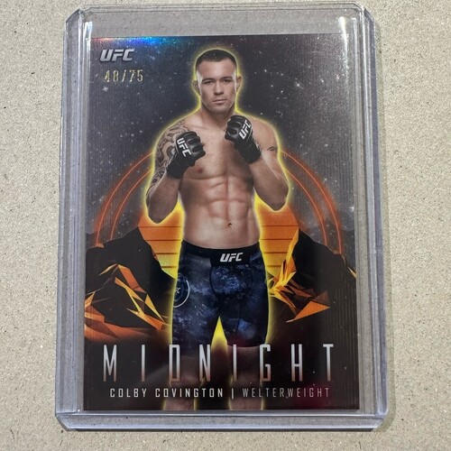 2024 Topps Midnight UFC - COLBY COVINGTON 48/75 DUSK #93