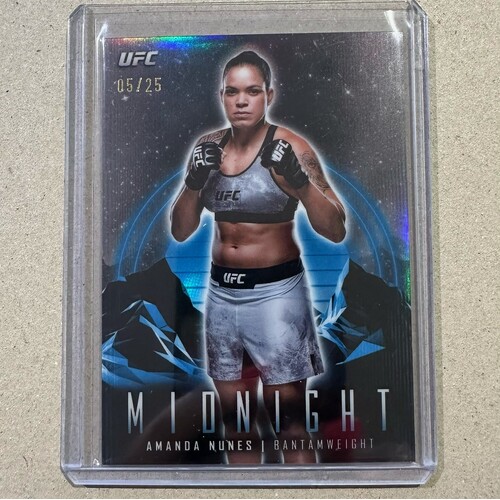 2024 Topps Midnight UFC - AMANDA NUNES - MOONRISE 05/25 #35