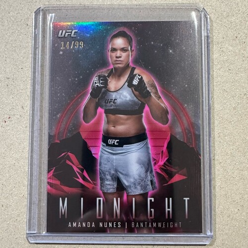 2024 Topps Midnight UFC - AMANDA NUNES - TWILIGHT 14/99 #35