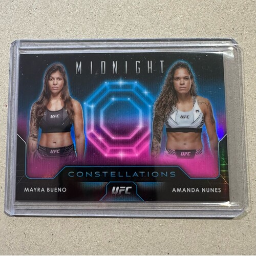 2024 Topps Midnight UFC - MAYRA BUENO & AMANDA NUNES Constellations #CO-4