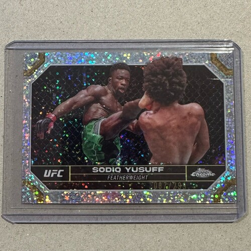 2024 Topps Chrome UFC - SODIQ YUSUFF #178 Speckle Refractor 087/299