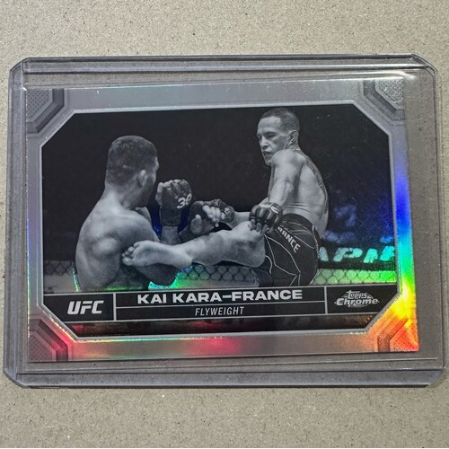 2024 TOPPS CHROME UFC - KAI KARA-FRANCE NEGATIVE REFRACTOR #106