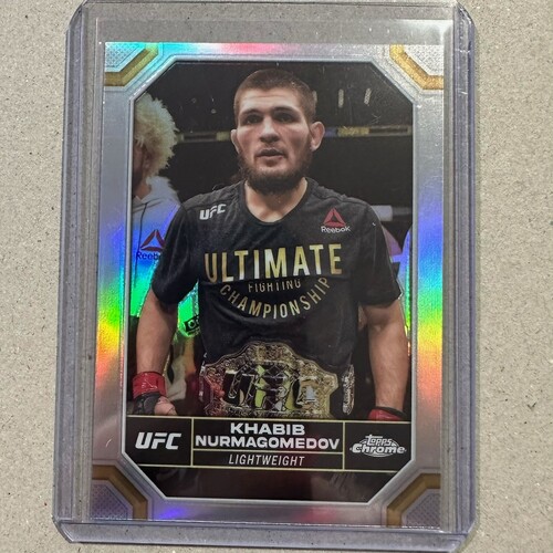 2024 Topps Chrome UFC - KHABIB NURMAGOMEDOV Silver Refractor Card #112