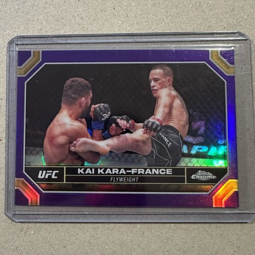 2024 Topps Chrome UFC - KAI KARA-FRANCE Purple Refractor #106