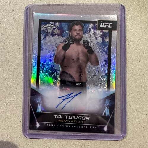 2024 Topps Chrome UFC - TAI TUIVASA REFRACTOR AUTO 127/150 #FNA-TTU