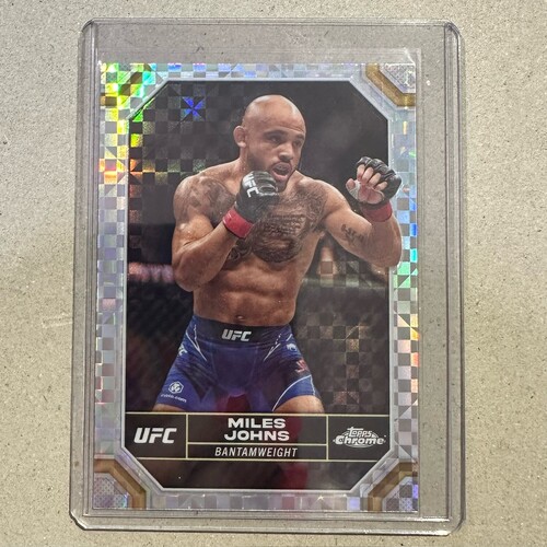 2024 Topps Chrome UFC - MILES JOHNS X-Fractor #140