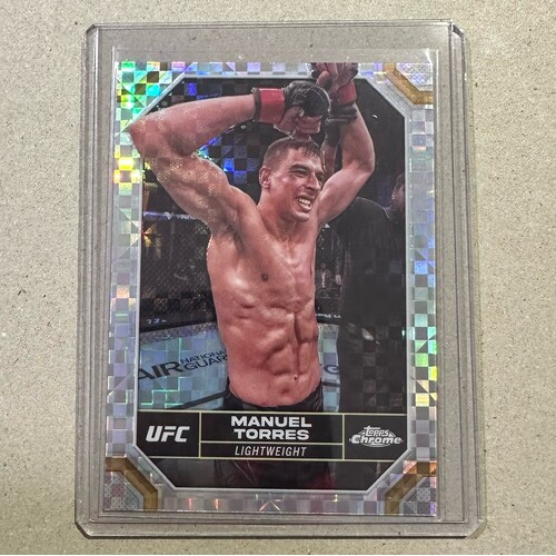 2024 Topps Chrome UFC - MANUEL TORRES X-Fractor #121